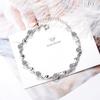 925 Sterling Silver Zircon Love Bracelet Crystal Chain For Women Valentine 'S Day Gift Wedding Party Charm Jewelry