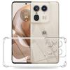 Для Motorola Moto Edge 50 Ultra X50 Ultra Чехол Прозрачный Противоударный Подушка безопасности ТПУ Чехол для телефона или Moto Edge 50 Fusion Силиконовый Мягкий Чехол