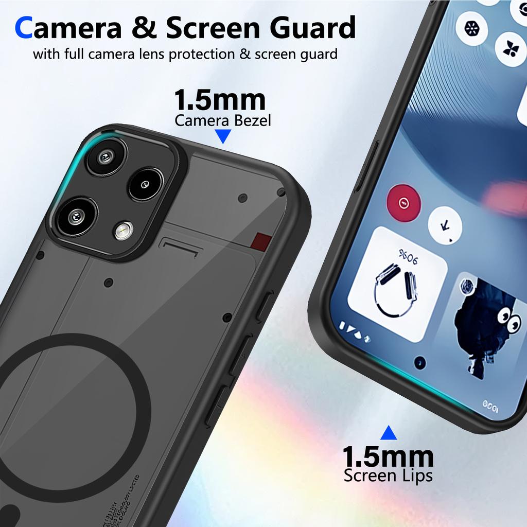 Подходит для NothingPhone1A магнитный чехол для мобильного телефона nothing1m матовый CMFPhone1PRO противоударный чехол