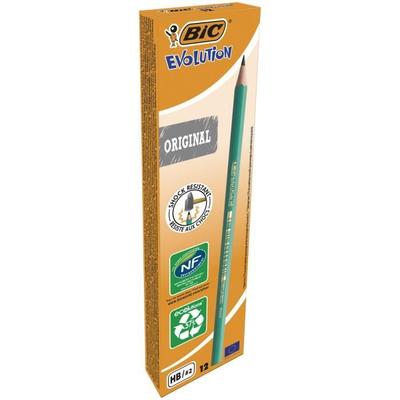 Карандаши BIC Evolution Original - HB, Набор 12 шт.