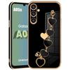 Case - BOOLING - for Samsung Galaxy A05s - Soft TPU - Love Pattern - Black
