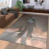 Kanye West Stage Performance Blue Hair Collaborator Fog Photo bright cheerful printed carpet accent floor mat, great gift idea