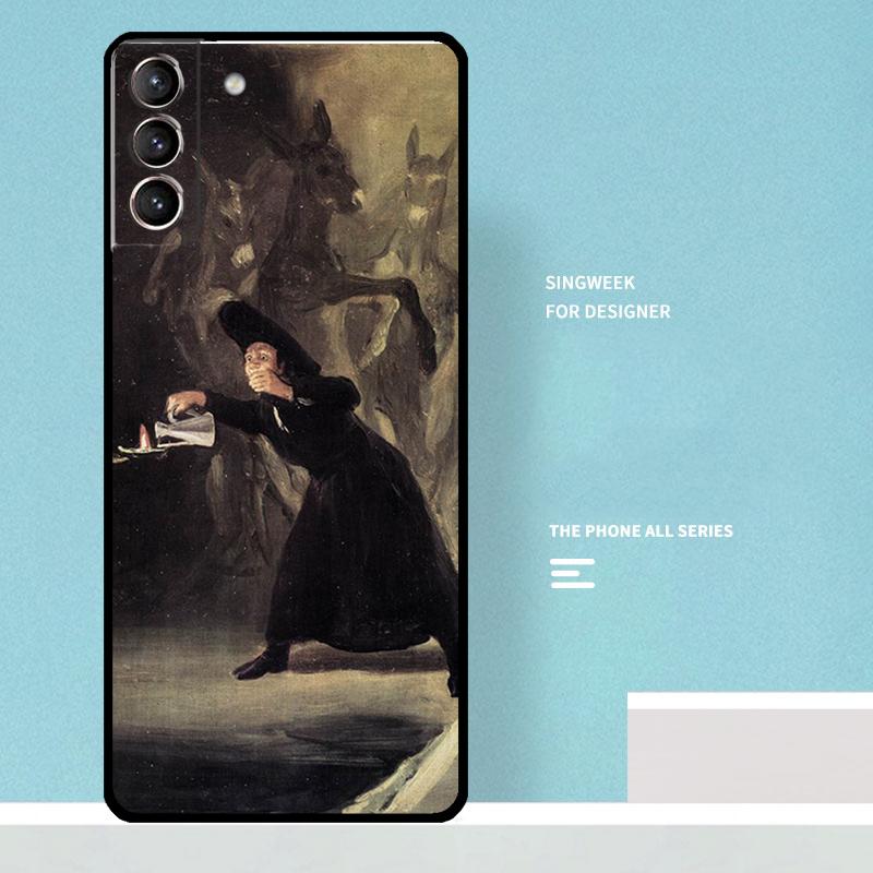 Francisco Goya Paintings Phone Case For Samsung Galaxy S24 Ultra S23 S22 Plus S21 S20 FE S8 S9 S10 Note 10 20 Cover