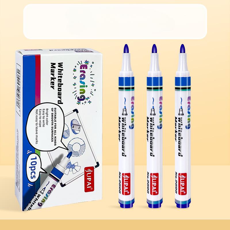 10Pcs/Set Erasable Whiteboard Marker Pen Blackboard Marker Chalk Glass Ceramics Office School Art Marker Stationery
