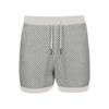Seaside Beach Sexy Two Piece Sets Mens Fashion Hollow Out Breathable Mesh Shirts and Shorts Suits Men Daily Leisure Mesh Outfits
