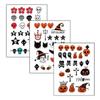 Babbling Halloween Tattoo 3-piece Set, B1, 1 Set