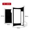 BDO1 For Mazda 3 Axela 2010-2013 Mazdaspeed 3 Center Console Water Cup Holder Panel Sticker Piano Black Car Interior Accessories