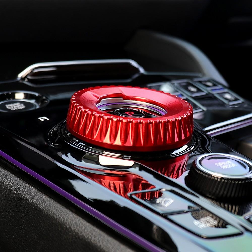 Car Aluminum Alloy Gear Shift Control Knob Cover Trim For Kia Sportage -2026