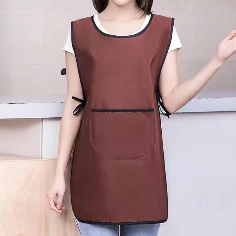 Модные холщовые кухонные фартуки для женщин и мужчин, рабочий фартук для шеф-повара для гриля, ресторана, бара, кафе, красоты, маникюра, студии, униформа