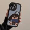 Niche Ins Puppy 16 Mobile Phone Case IPhone 15 Silicone 11 Applicable 14pro Max Cute Fun 12 Full Package