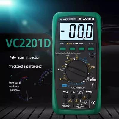 Цифровой прецизионный автомобильный мультиметр VC2201D для электрика-ремонтника