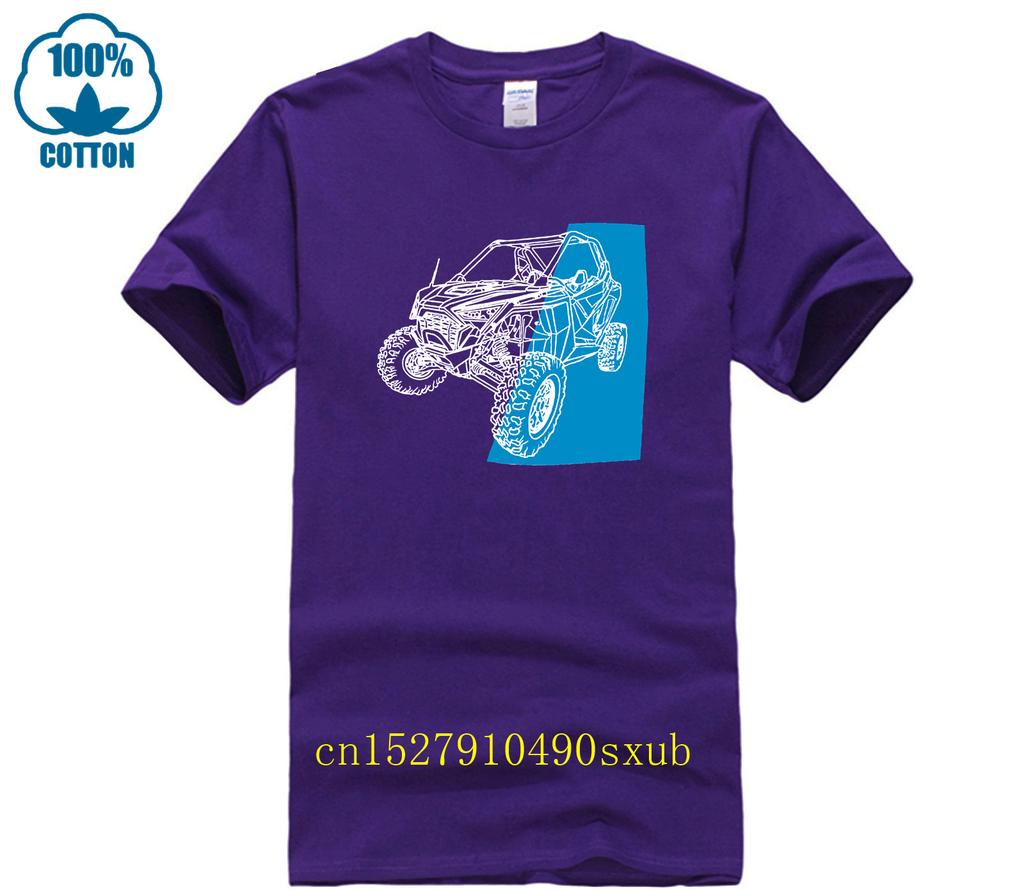 Premium Tshirt Polaris Rzr Line Art Casual Oneck Loose Summer T Shirt For Men
