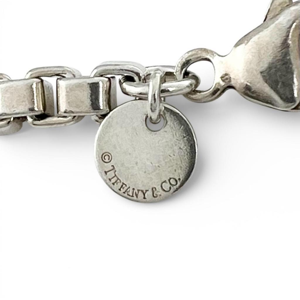 Отличный TIFFANY&Co. браслет Венецианское Серебро SV925 мужской Б/У