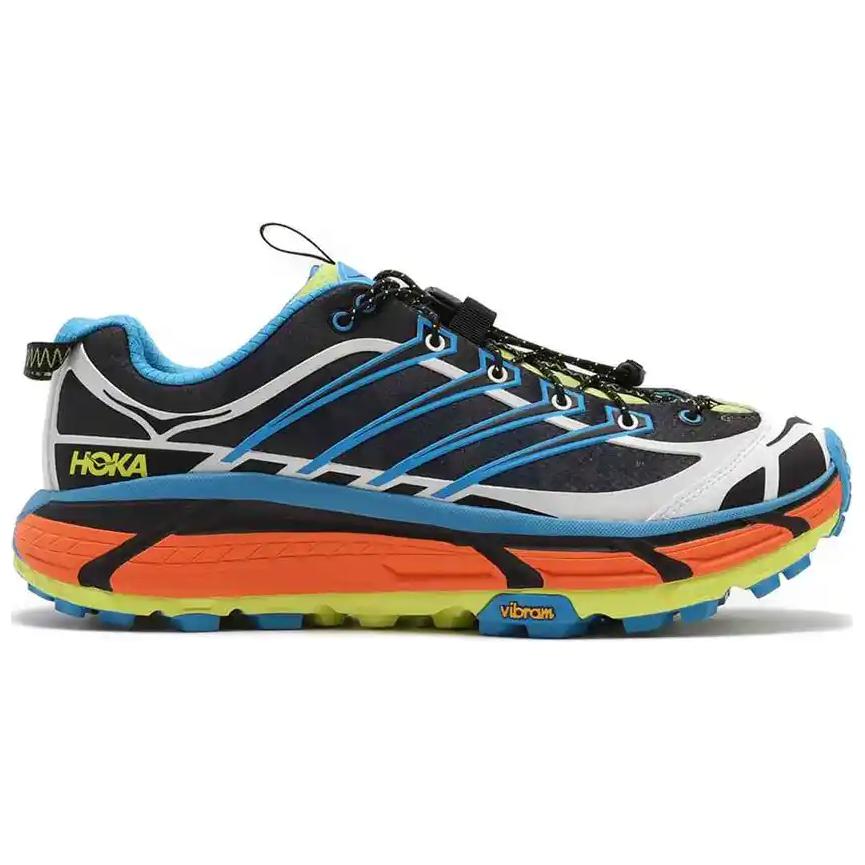Кроссовки унисекс HOKA Mafate Three2 Black Diva Blue Orange 1141572-BDVB