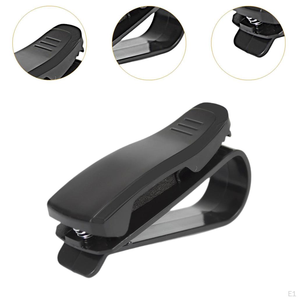 Car Sun Visor Sunglasses Holder Automotive Glasses Storage Clamp Vehicle Mount