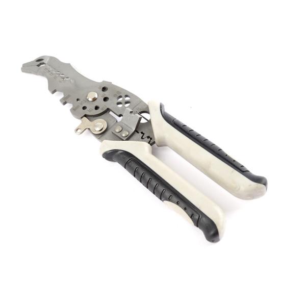 Multi-function Wire Stripper Heavy Duty Alloy Wire Stripping Pliers Crimper Cutter Ergonomic Handle Portable Electricians Cable Cutting Pliers