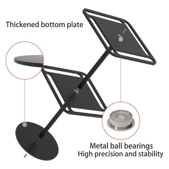 Вращающийся на 360 градусов органайзер для солнцезащитных очков, однослойный/двухслойный прозрачный акриловый стеллаж для хранения очков, экономящий место, прочный держатель для очков