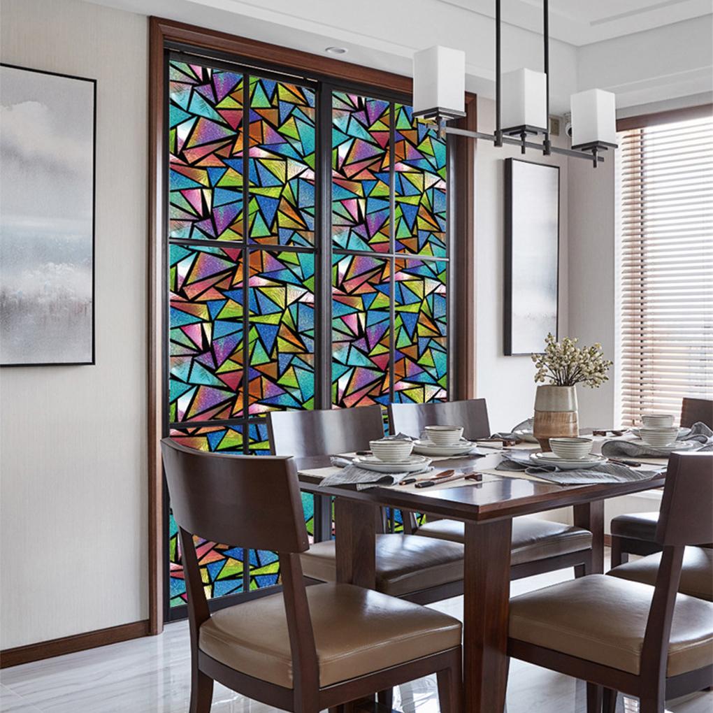 Пленка для окон из ПВХ защищает конфиденциальность и добавляет элегантности пространству. Декоративная пленка для оконного стекла.