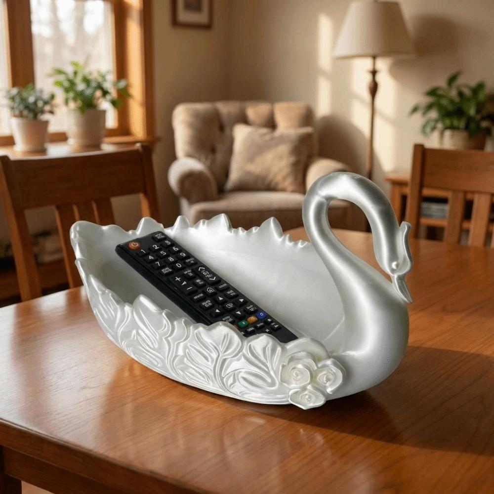 Nordic Style Swan Trinket Holder 3D Printed Key Ring Holder Sundries Storage Tray Entryway