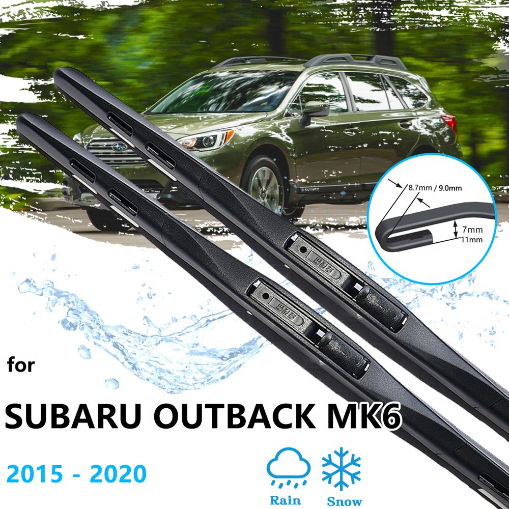 For Subaru Outback MK6 2015 2016 2017 2018 Winter Wipers Blades Cutter Car Accessories Cleaning Replacement