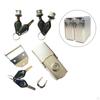 Motorcycle Rear Case Lock Metal for Luggage Carrier with Keys Anti-theft Retrofit Kit