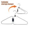 1/5 шт. складные вешалки для одежды нержавеющие прочные несущие широкое применение складные вешалки для путешествий стеллажи для хранения