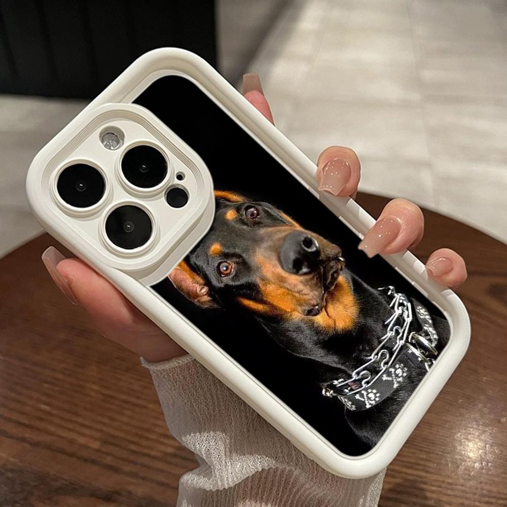LZ14 Dog Doberman Animal Art силиконовый чехол для телефона Xiaomi 11 Lite 5G 14T Redmi 14C 13C A3 Note 12 11 9 10 13 Pro Plus противоударный задний чехол