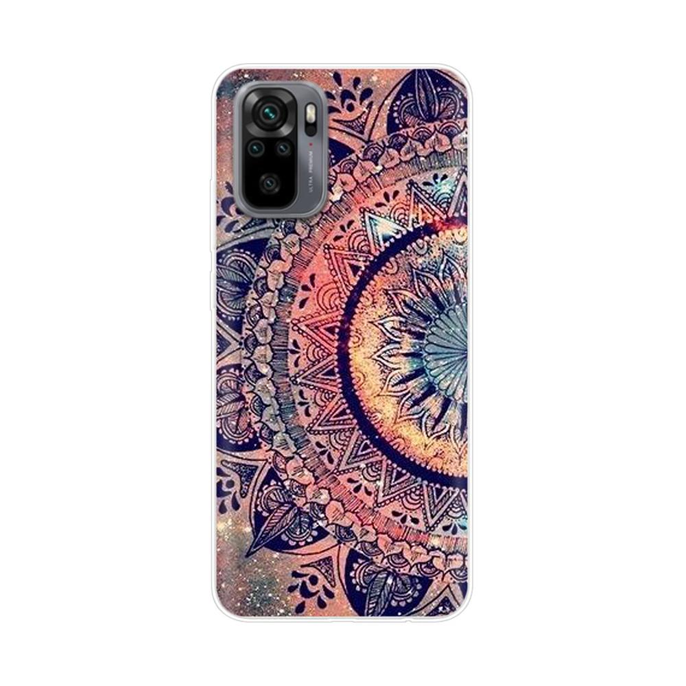 Силиконовый чехол-цветок для Xiaomi Redmi Note 10 Case 6.43'' Милый ТПУ задняя крышка для Xiomi Redmi Note10 Pro Бампер Чехлы