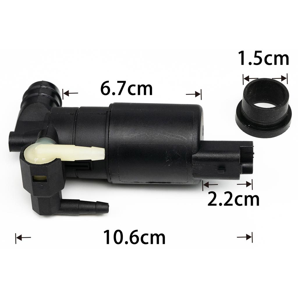 Front Rear Windscreen Washer Pump Water Motor Twin Outlet Fits Nozzle Jet For Nissan Qashqai Dualis J10 Pathfinder R51