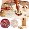 Medieval Castle Church Series Sealing Wax Stamp Head Wax Seal Stamp For Scrapbooking Wedding Cards Envelopes Gift Packaging