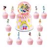 Sailor Moon Theme Birthday Party Decorations with Banner, Balloon, Cake Topper