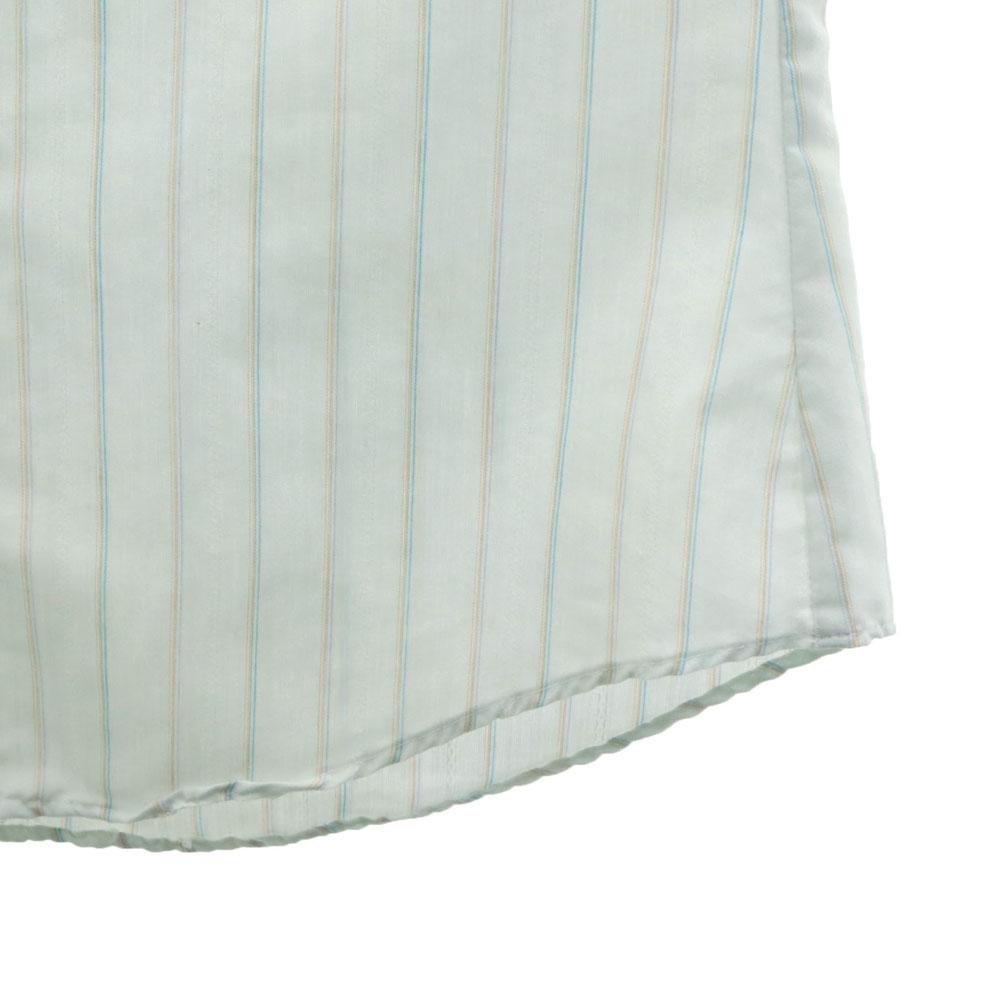 Серебряная коллекция от KARMAN 70-х годов винтажная рубашка в полоску с длинным рукавом в западном стиле Мужская Б/У