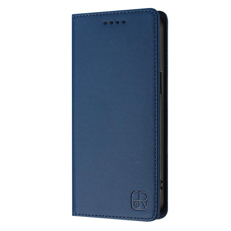 Luxury Anti-thef Wallet Flip Cover Phone Case For Huawei P Smart Z Psmart 2019 2021 2018 Leather Cases Magnet Solid Color Coque