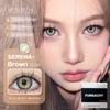 FUNSACHY Brown Korean Lenses Colored Contact Lenses For Eyes Fashion Lens Beautiful Pupil Yearly Use Natural Gray Eye Contacts
