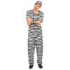 Striped Prisoner Costume Striped Costume One Size