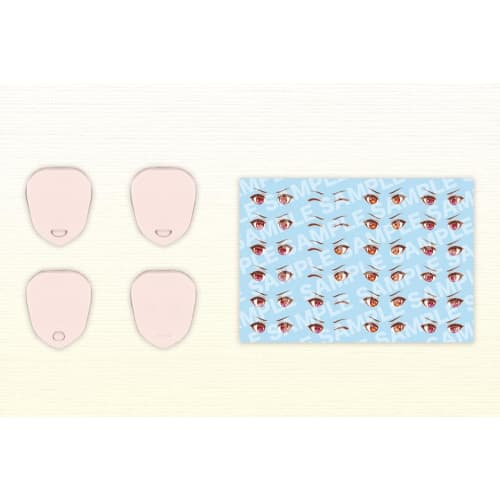 Kotobukiya (KOTOBUKIYA) Sousai Shojo Teien Customized Face & Decal Set Vol.2, 1/10 Scale Plastic Model, Approximately 18mm Tall