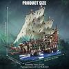 2000+ ШТ. MOC Серия Пиратских Кораблей Строительные Блоки Модель С Освещением Сборка Детские Игрушки Подарок Домашние Украшения