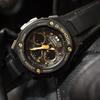 Casio Серия CASIOG-STEEL-W диск двойной дисплей металлическая текстура солнечная энергия шесть станций радиоволна солнечный кварцевый механизм смола кожа GST-W300GL-1APR