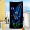 Football Messi Beach Towel Super Soft Absorbent Comfortable Lightweight Portable for Swimming,Beach,Camping, Travel, Beach Accessories,Gym