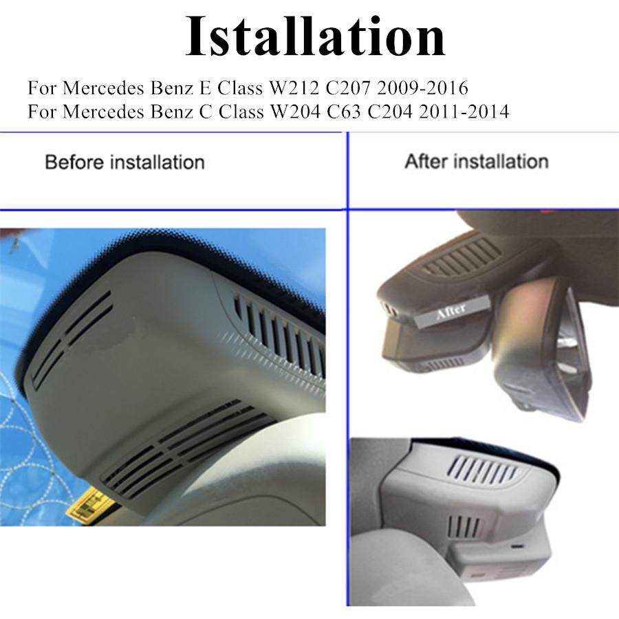 Car WIFI Dvr Dash Cam For Mercedes Benz E Class W212 C207 C Class W204 C63 C204