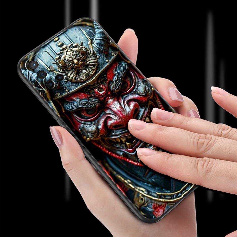 Чехол для телефона для OnePlus 15 13 12 11 10 9 8 7T Pro 13T 13R 12R 10R 9RT 8T Nord 2T CE 2 3 5G Lite Cover Япония Лицо Призрака Самурай