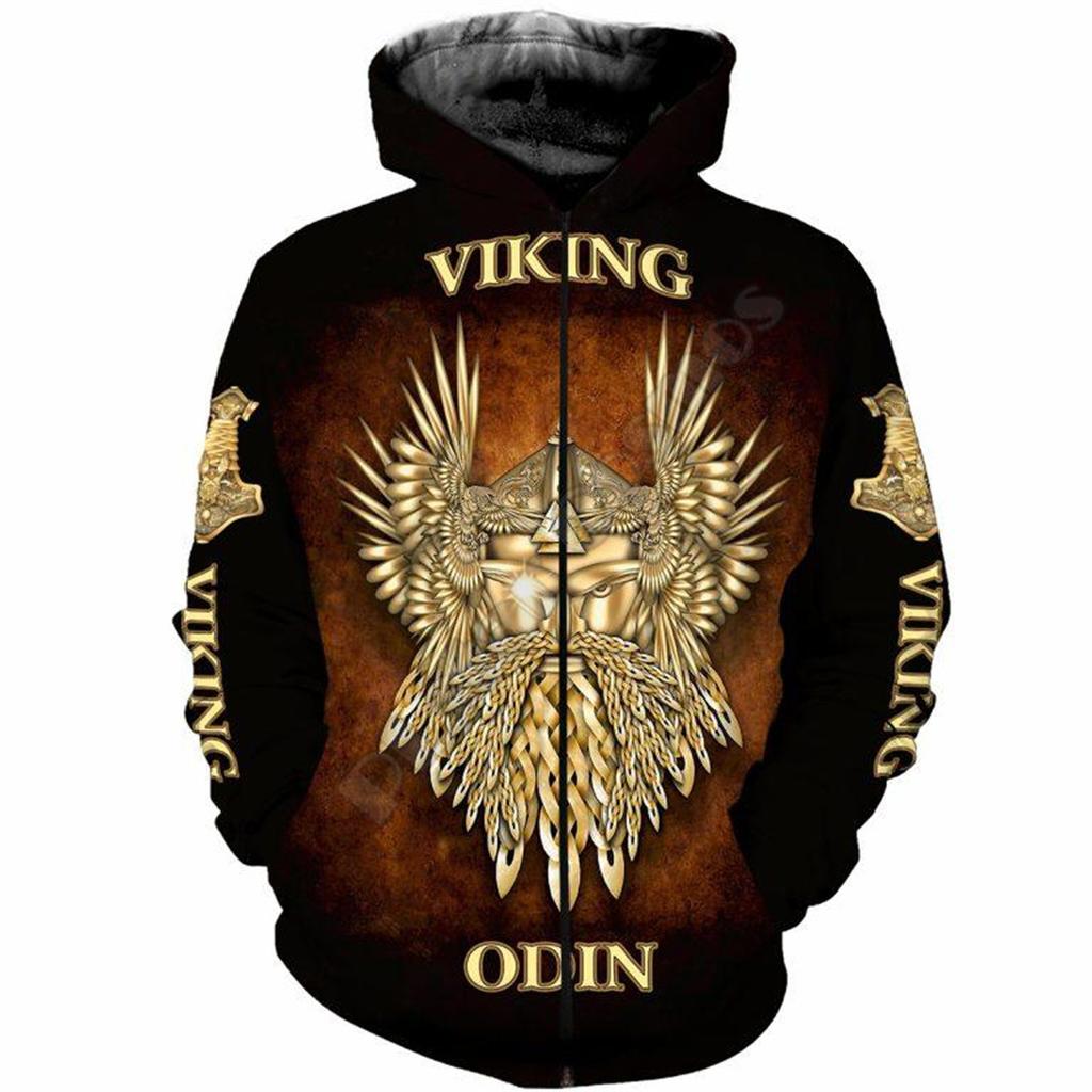 Толстовка с 3D-принтом татуировки, толстовка с капюшоном на молнии 3D