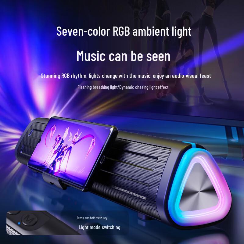 Lenovo WK02 Bluetooth Computer Speaker with RGB Lighting