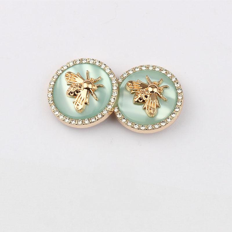 5 шт. креативных пуговиц в виде пчелы 18/23 мм, трехмерные металлические пуговицы в виде пчелы, красивые пуговицы на ножке, аксессуары для одежды