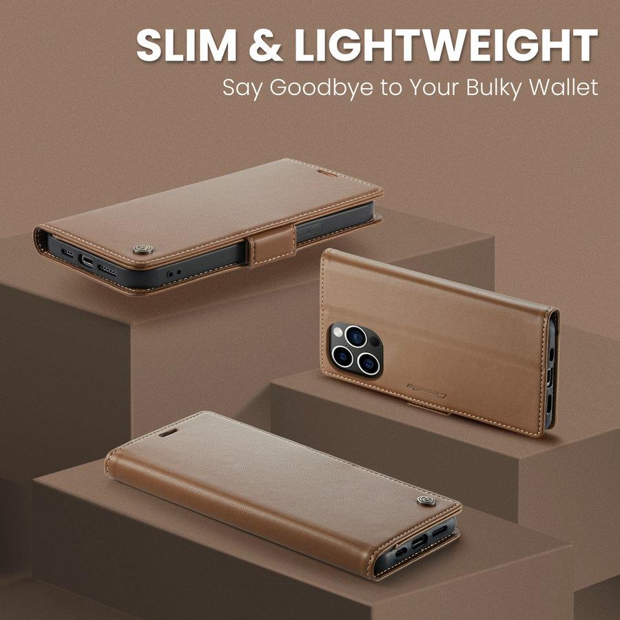 CaseMe Wallet Leather Case for iPhone 15 Pro Max 15 Plus 14 Pro Max 13 12 11 Book Wallet case Magnetic Phone case for iPhone 15