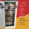XL-21 Power Cabinet: Electrical Distribution, Capacitor Compensation, and Temporary Lighting Box.