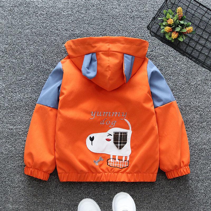 Модная куртка для мальчиков и девочек, детская повседневная куртка с рисунком на весну и осень