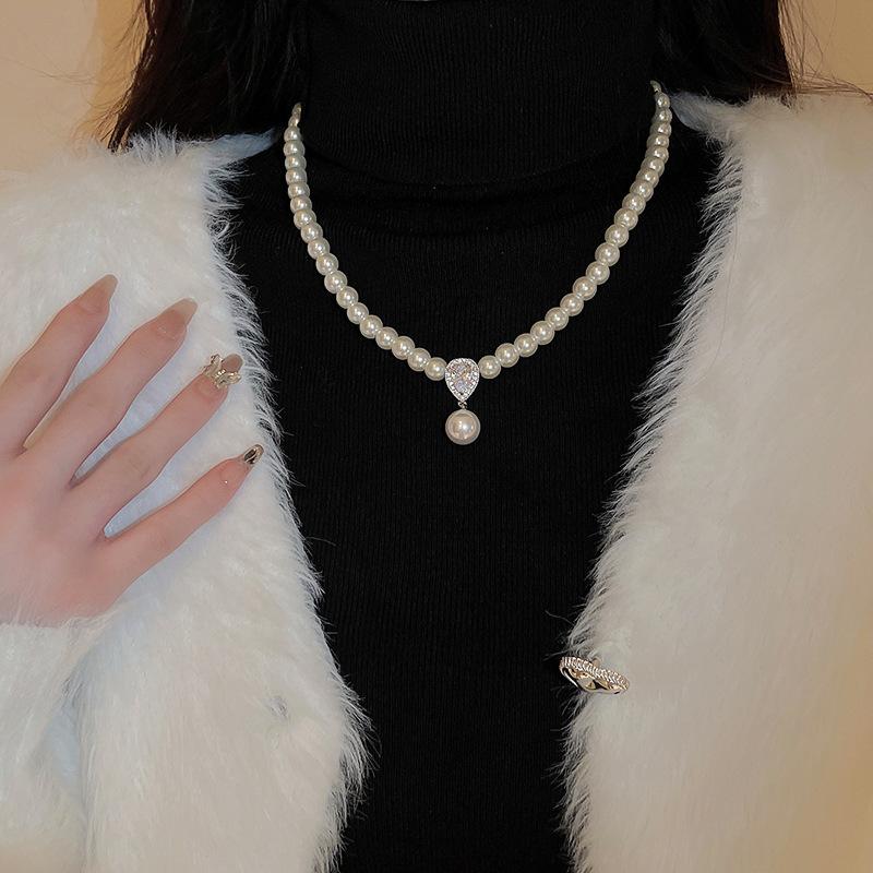 Элегантное и очень длинное ожерелье, модная и универсальная цепочка для свитера, ретро и элитный аксессуар.