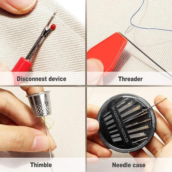 200 швейных принадлежностей премиум-класса, швейные наборы для взрослых, швейные нитки и зажимы для ткани, швейные коробки, швейные булавки, иглы для ручного шитья, шитье