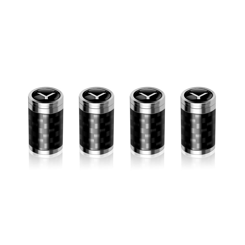 Car Wheel Tire Valve Caps Tyre Rim Stem Covers Airdust for Tesla Model 3 Model S Model X Model Y Roadster Invader Coil Mod WYE
